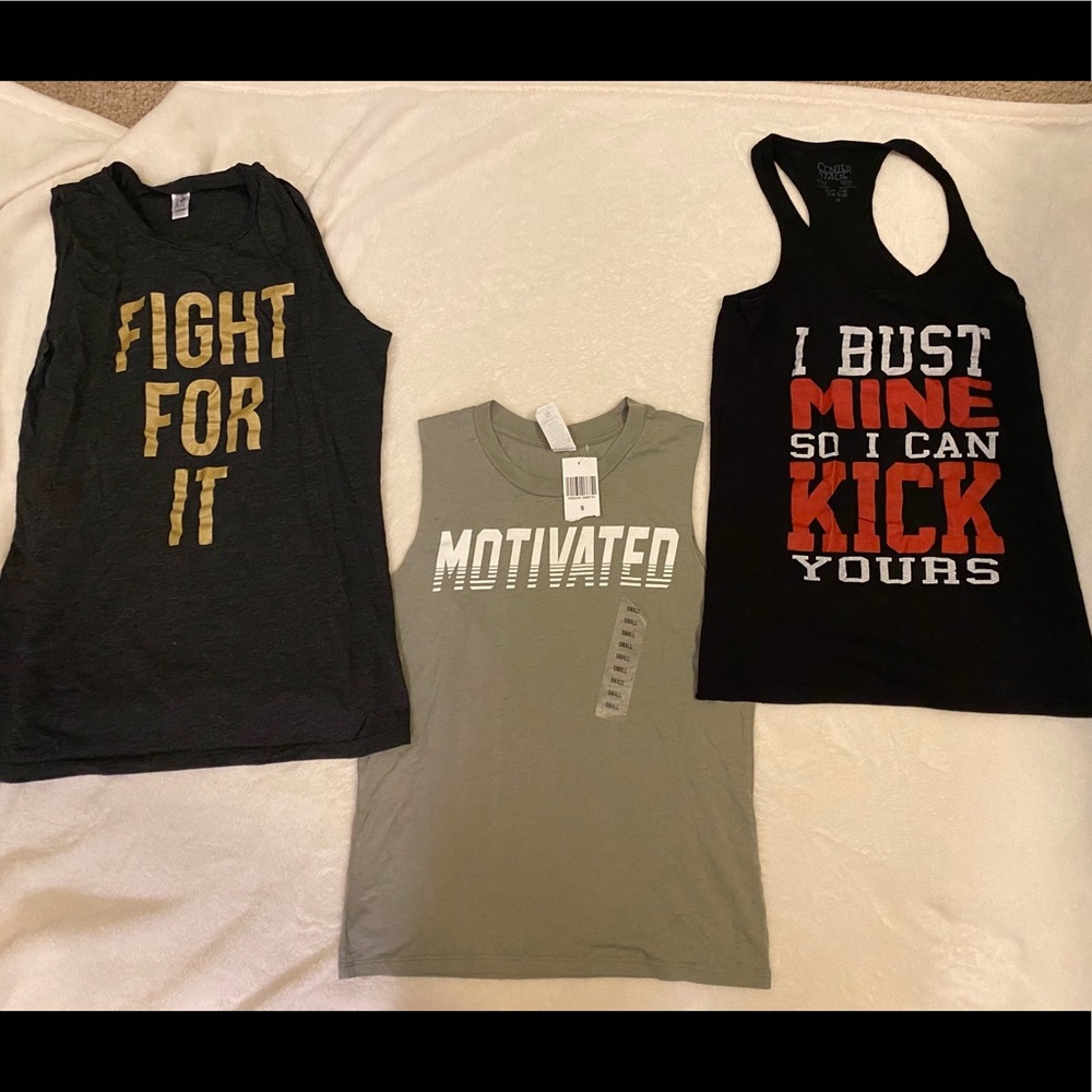 Graphic athletic tank bundle